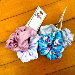 Kids hair scrunchies bundle